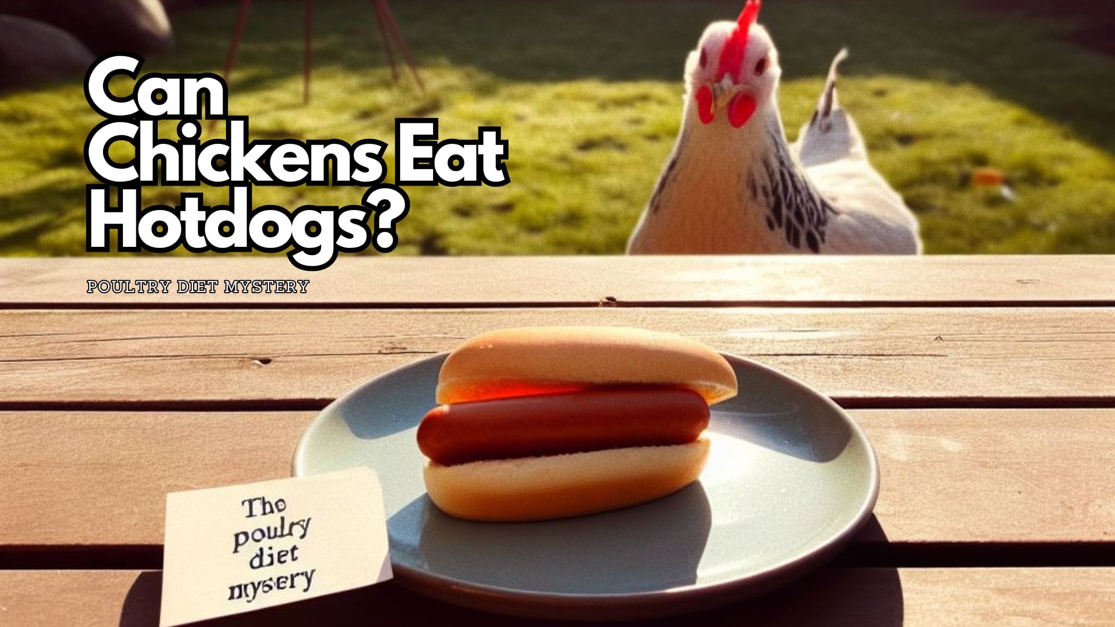 can chickens eat hotdogs