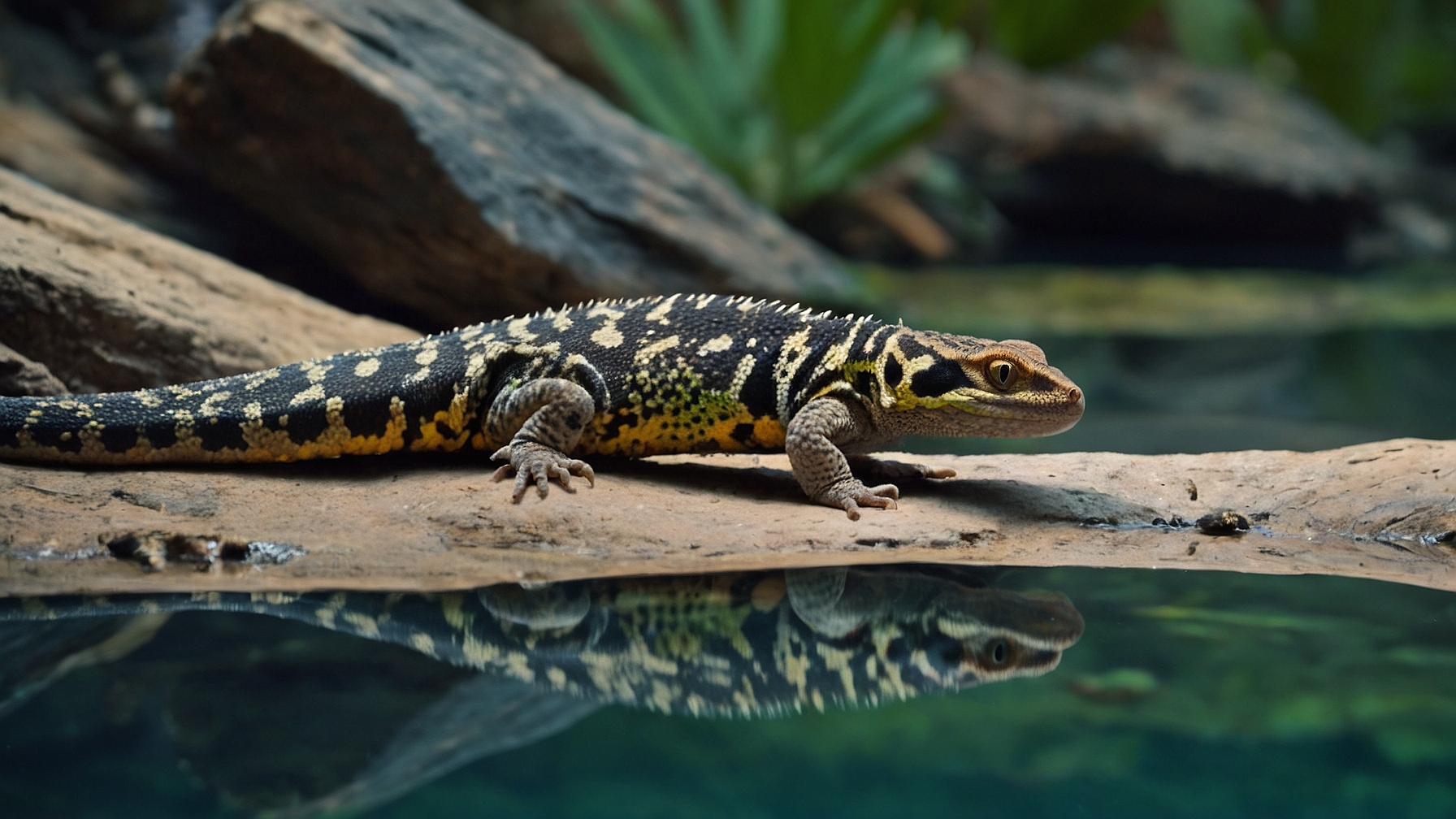 Can a Lizard Swim Myth on Lizard Survive in water?