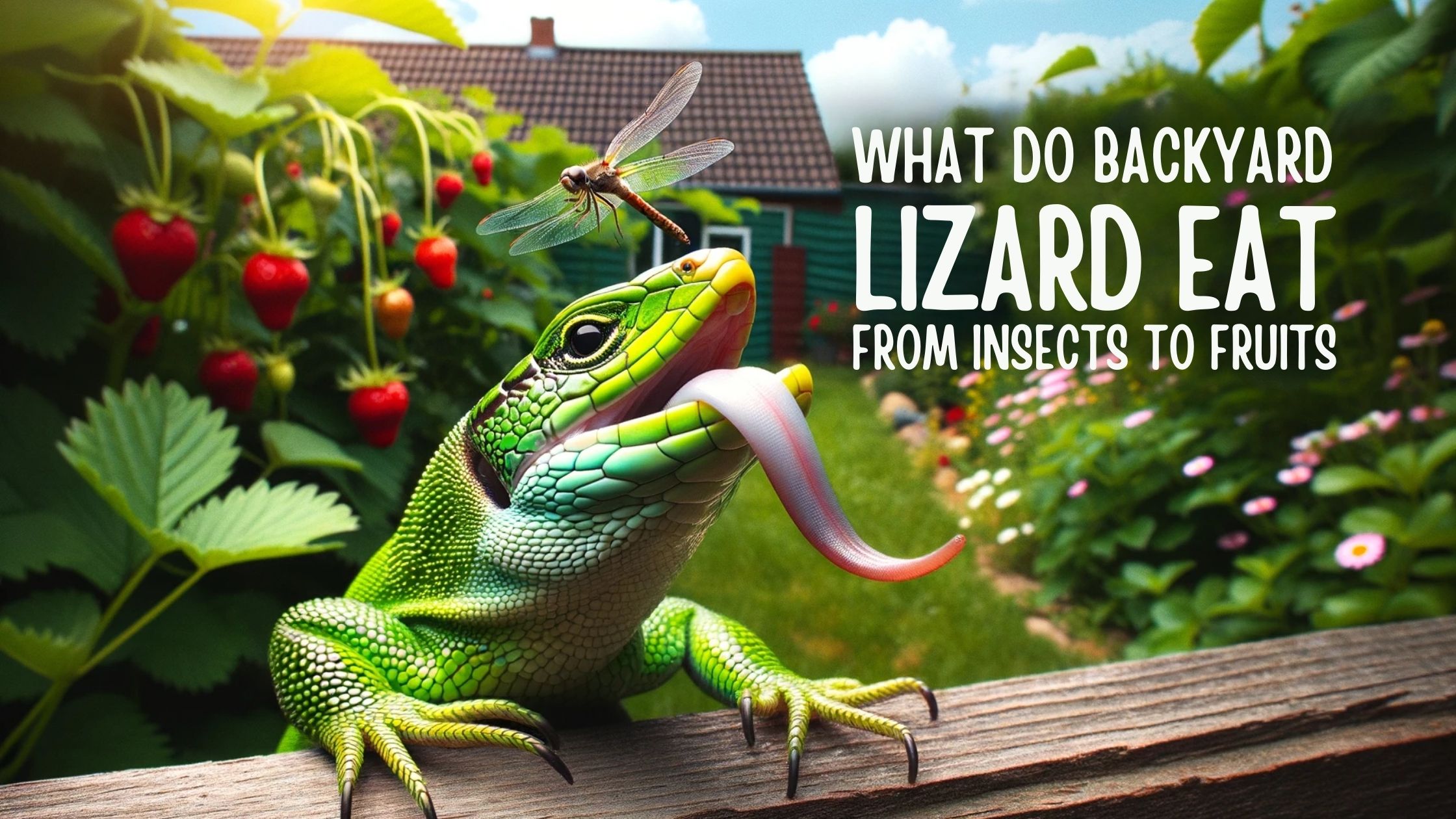 What Do Backyard Lizards Eat: From Insects to Fruits