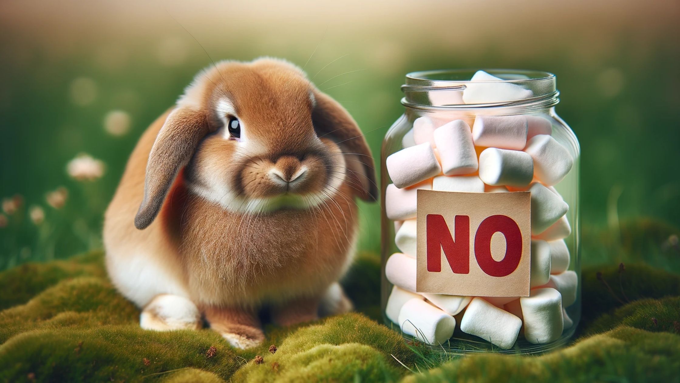 no to marshmallow for rabbits