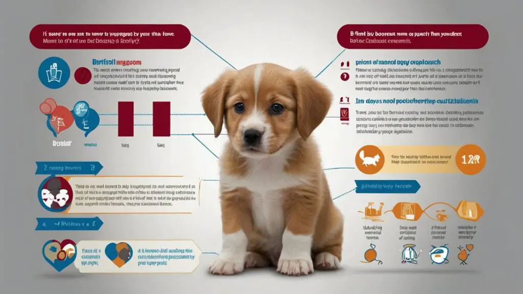 Infographic explaining the science of puppy bonding, including brain chemistry and critical development periods.