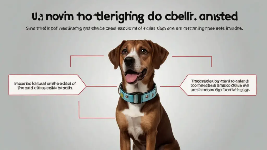 Infographic detailing common dog collar adjustment mistakes and how to avoid them, featuring a cartoon dog and simple icons.