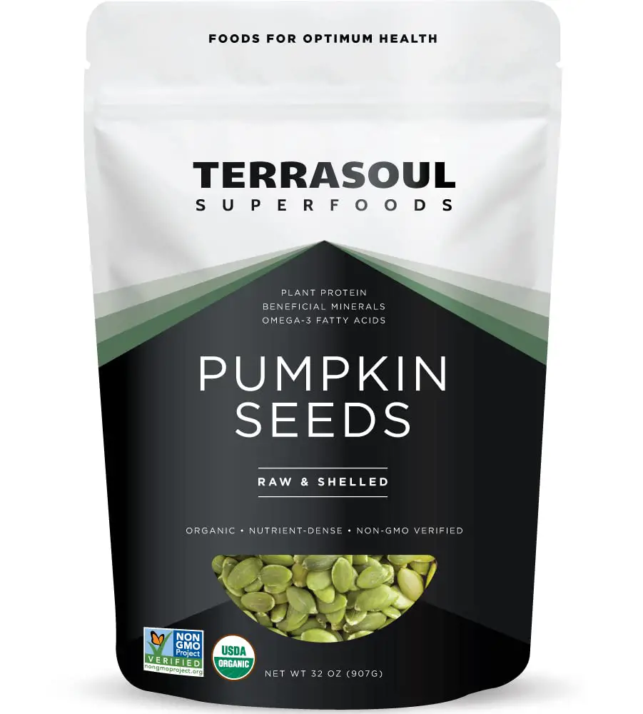 Terrasoul Superfoods Organic Pumpkin Seeds, 2 Lbs