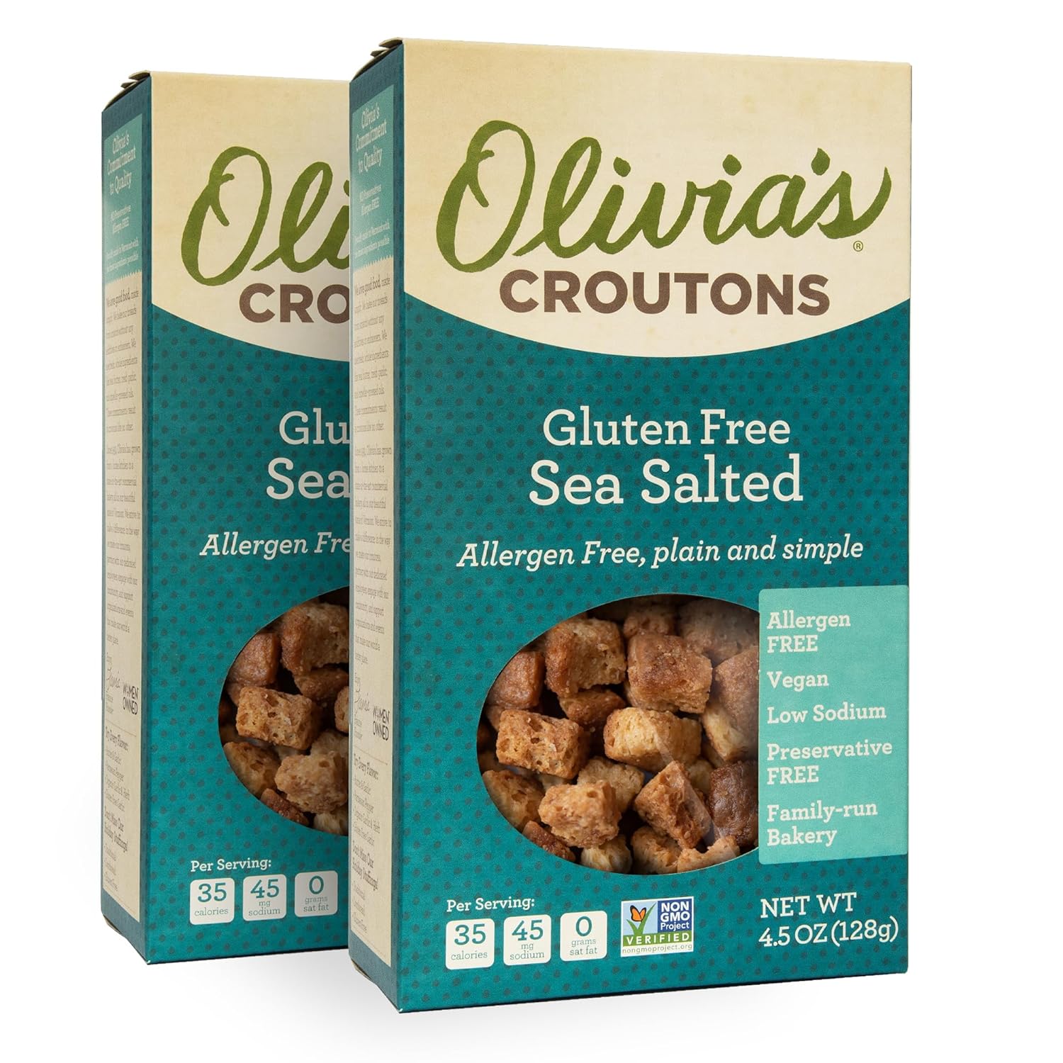 Olivia’s Gluten Free Sea Salt Flavor Croutons For Salad