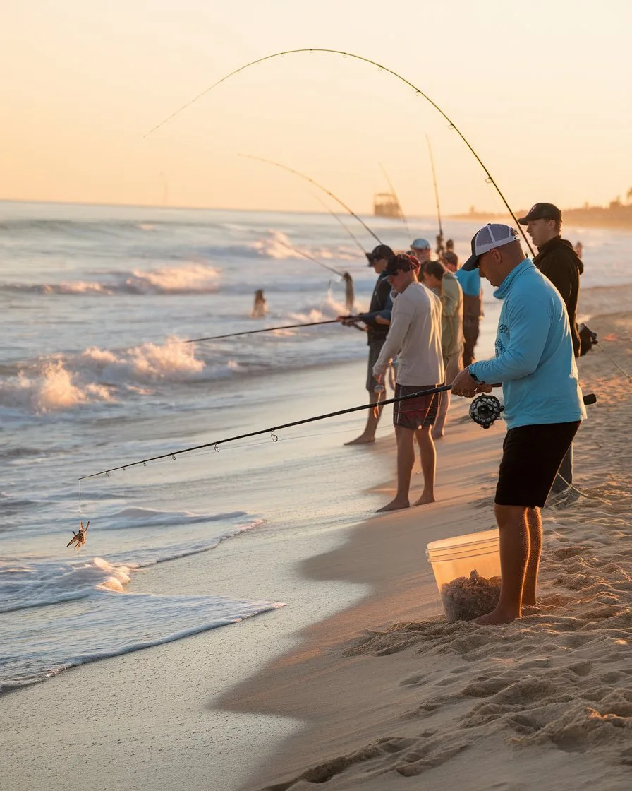 A photo of a lively beach scene during sunset a gr mTW9TZl7Qr 5fSRe0fa38w G5fVI4NLQy2Cln4VS73 rA