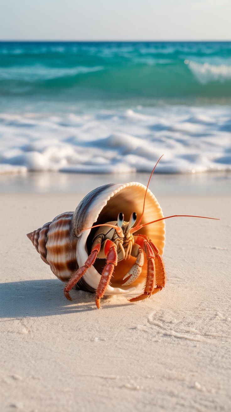 0181 1 a photorealistic image of a hermit crab 3qjMmdClVw 91JiEKhFU1g hvzm7x0wRbmOZ3T97rpNSg cover