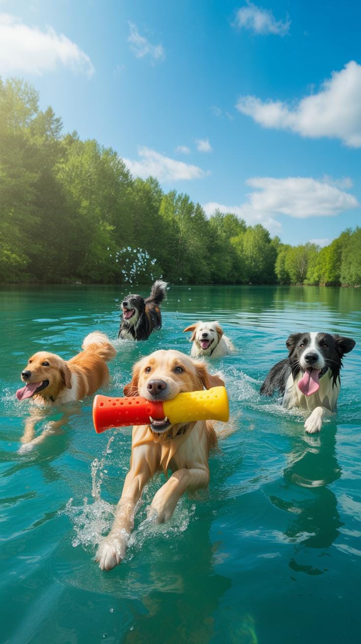 0181 1 a photorealistic scene of joyful dogs of AAlOG ZYVViehi5BrMJvjw GjsOV dpQuieCNV5HRJTEg cover